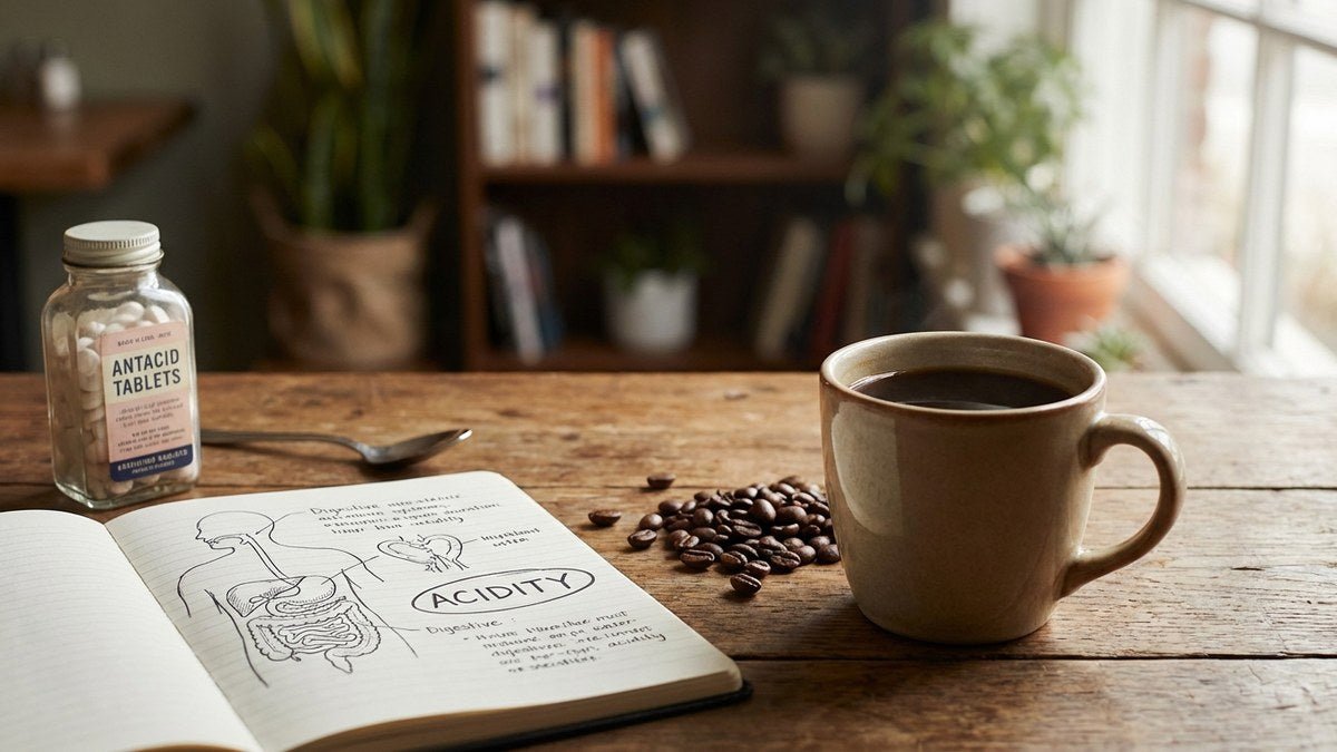 Slow Roasted Coffee Heartburn: The Science - GothRider Coffee