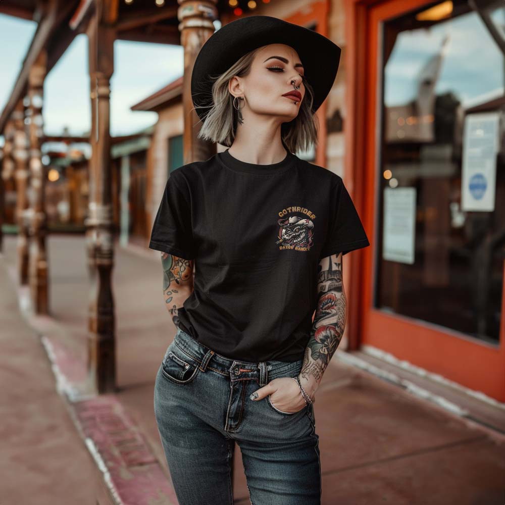 Bayou Bandit Unisex T-Shirt - GothRider Brand