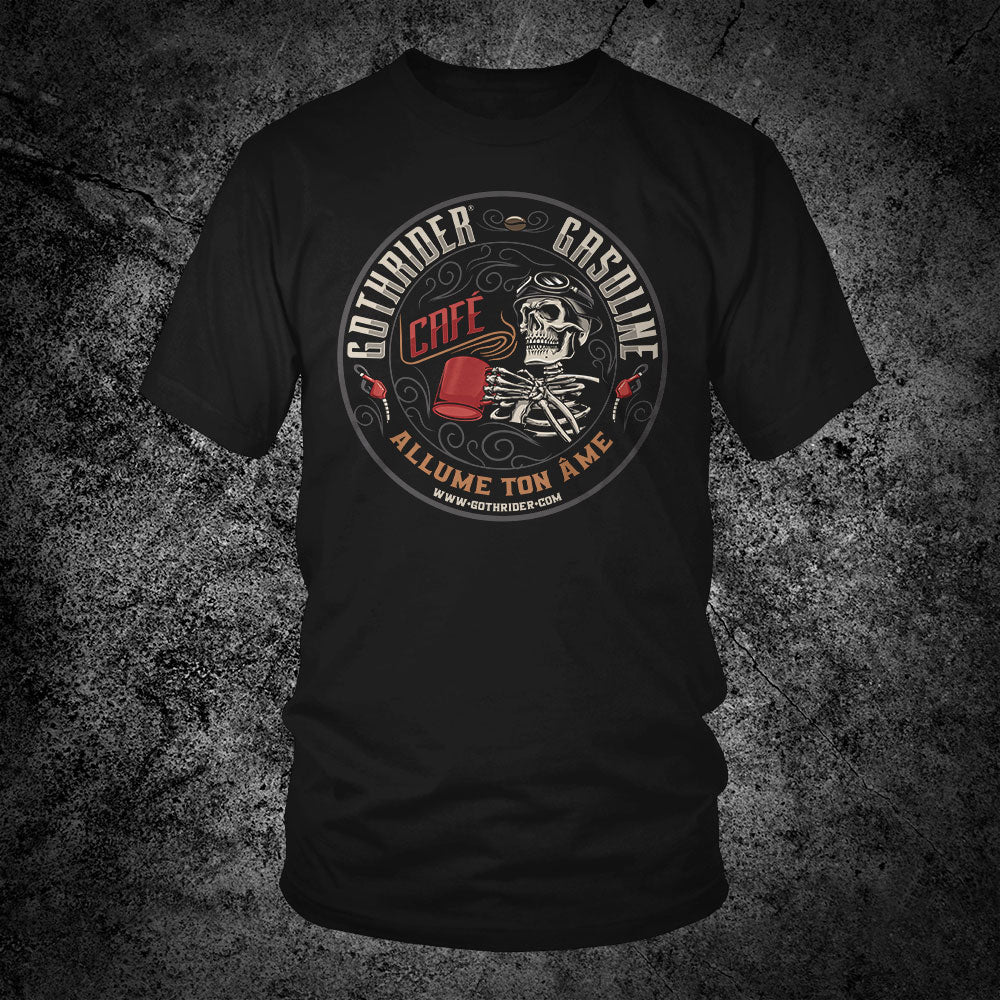 GothRider Gasoline Allume Ton Âme Unisex T - Shirt - GothRider Brand
