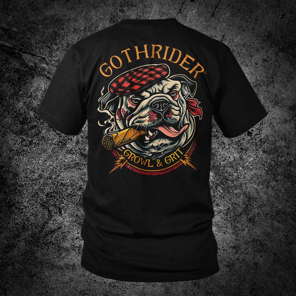 Growl & Grit Unisex T-Shirt - GothRider Brand