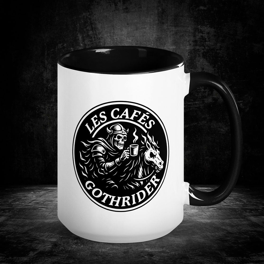 Les Cafés GothRider Mug - GothRider Brand