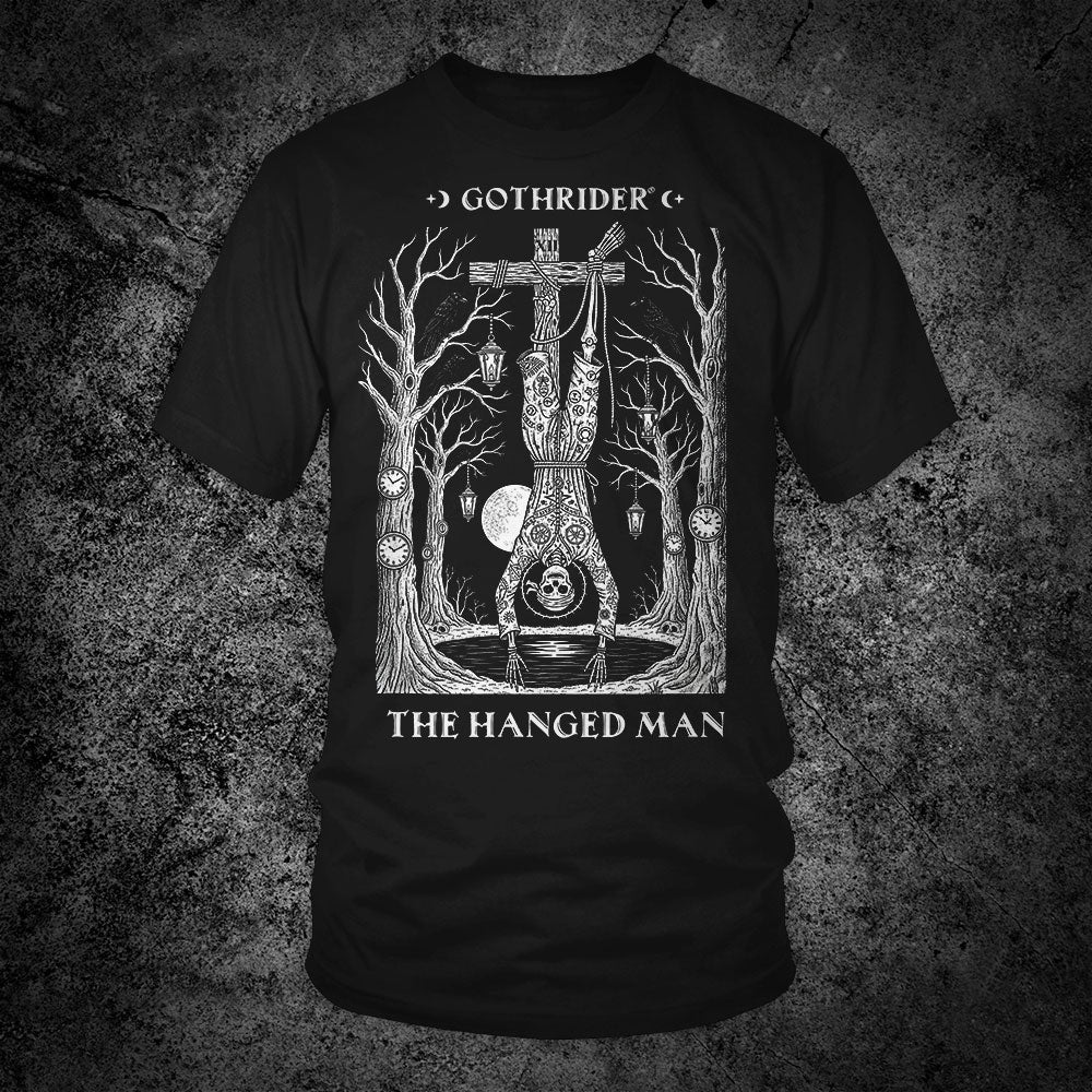 The Hanged Man Tarot Unisex T-Shirt - GothRider Brand