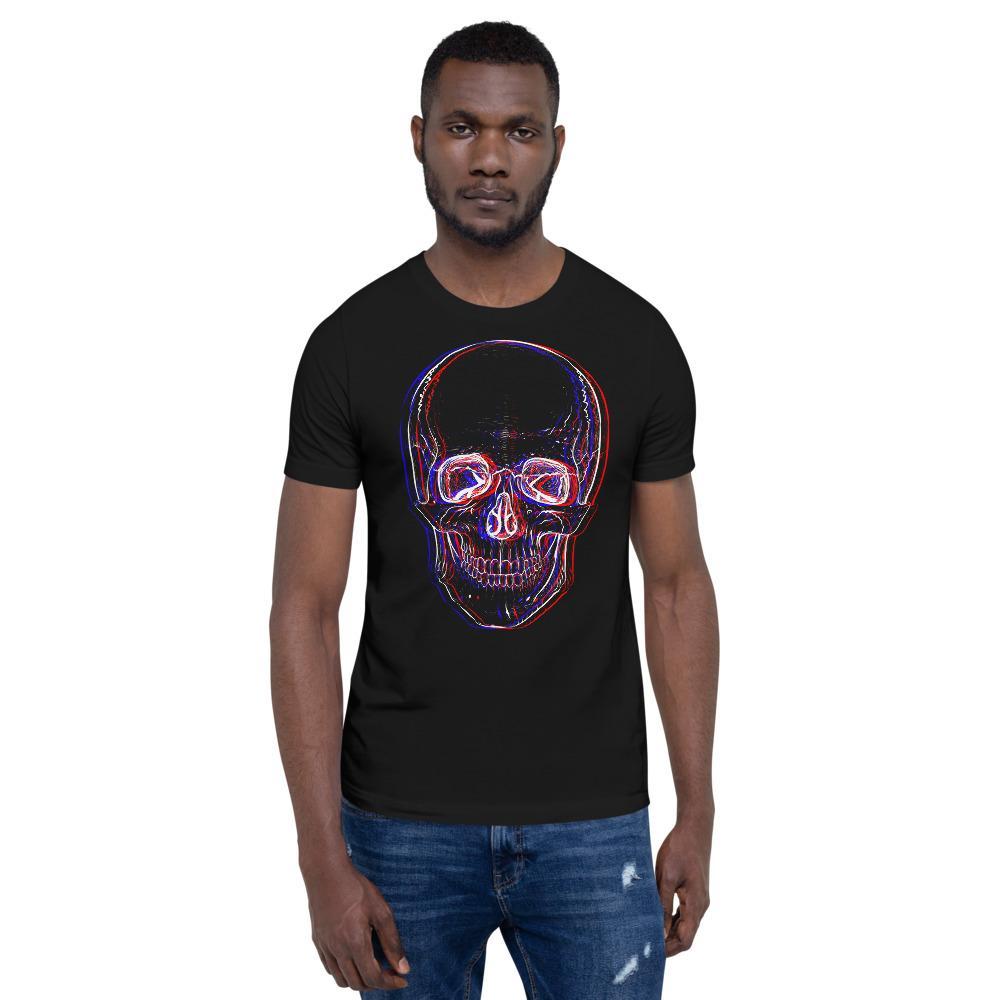 3D Skull Unisex T-Shirt - GothRider Brand