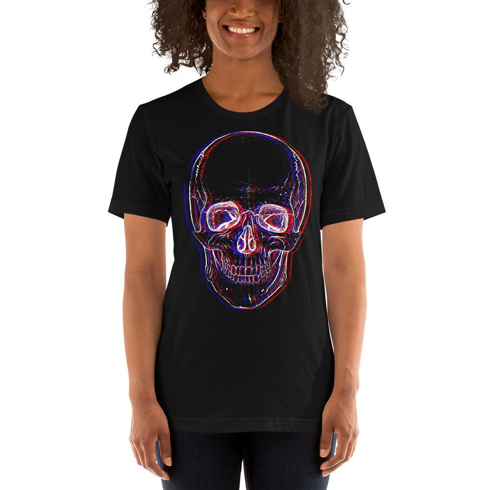 3D Skull Unisex T-Shirt - GothRider Brand