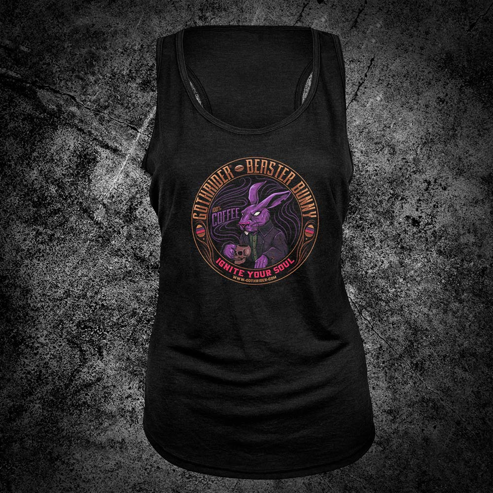 Beaster Bunny Racerback Tank - GothRider Brand