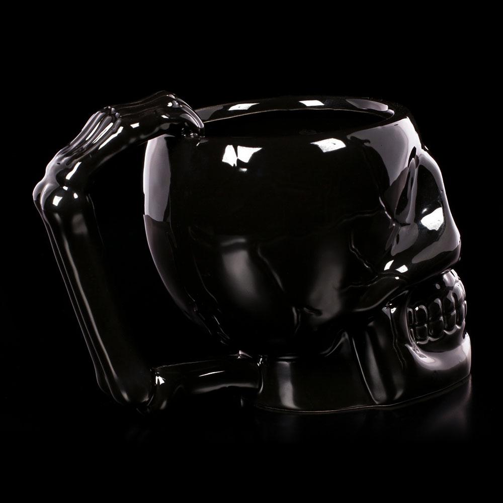 Black Skull Mug - GothRider Brand