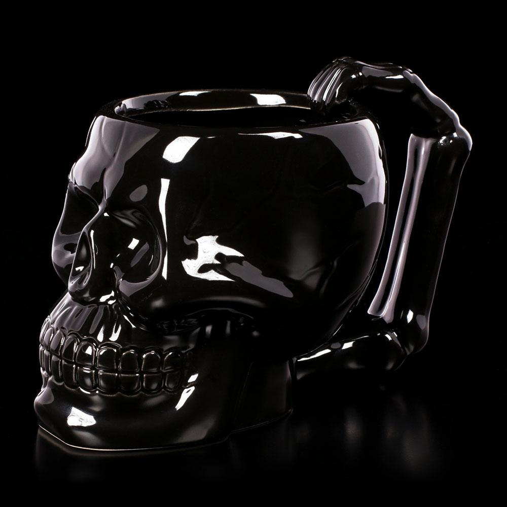 Black Skull Mug - GothRider Brand