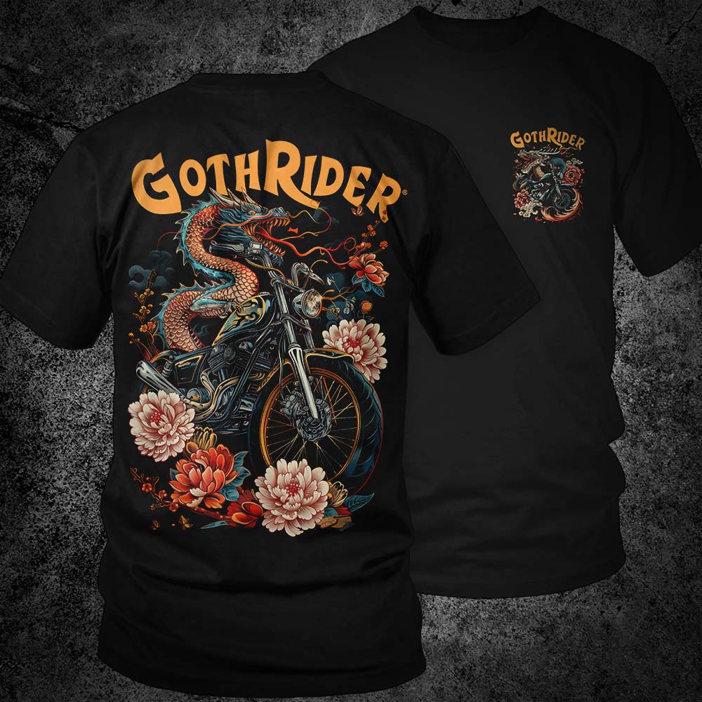 Dragon Heart Ride Unisex T-Shirt - GothRider Brand