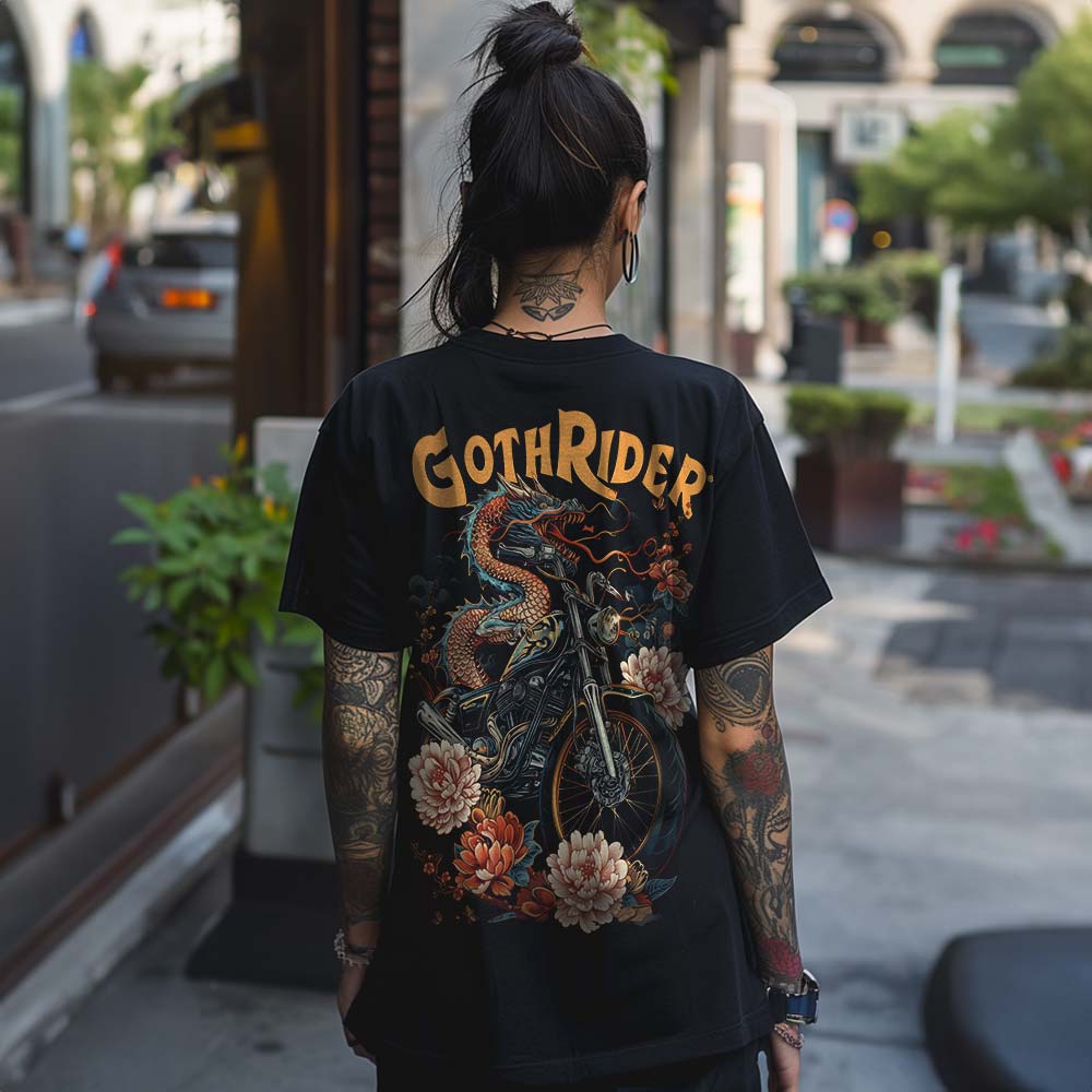 Dragon Heart Ride Unisex T-Shirt - GothRider Brand