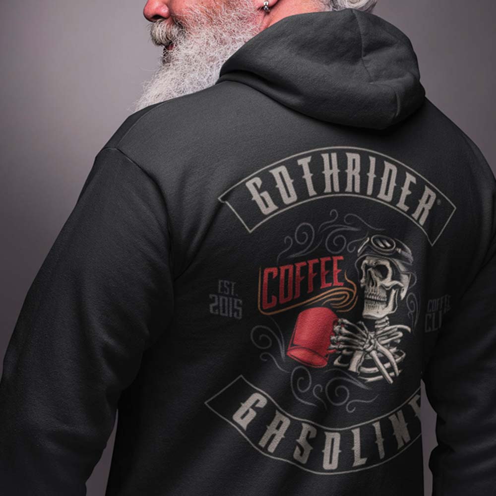 Gasoline Unisex Zip-Up Hoodie - GothRider Brand