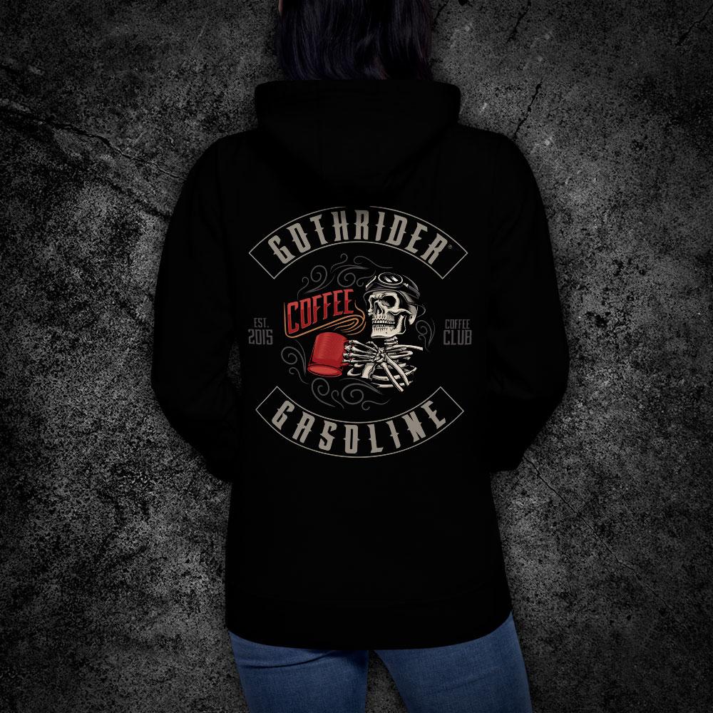 Gasoline Unisex Zip-Up Hoodie - GothRider Brand