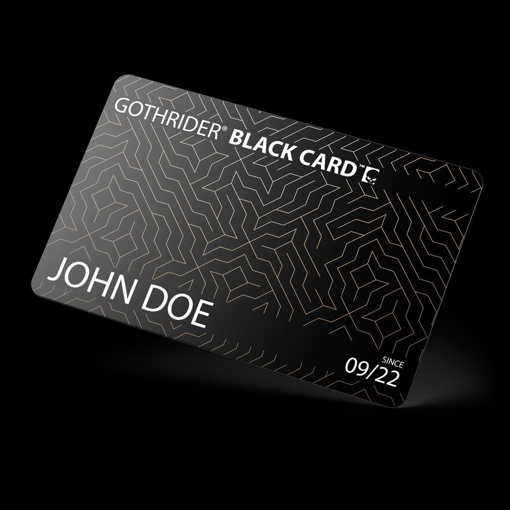 GothRider Black Card (Annual) - GothRider Brand