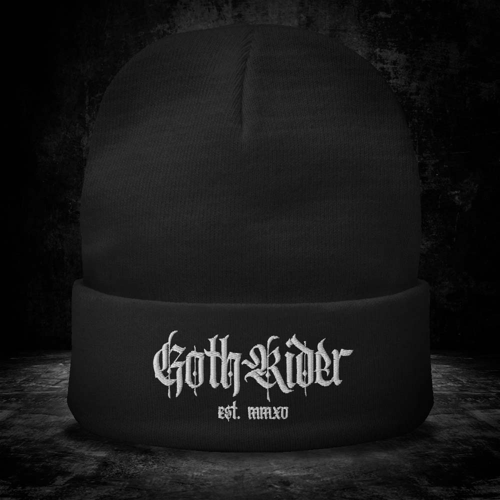 GothRider Classic Embroidered Beanie - GothRider®