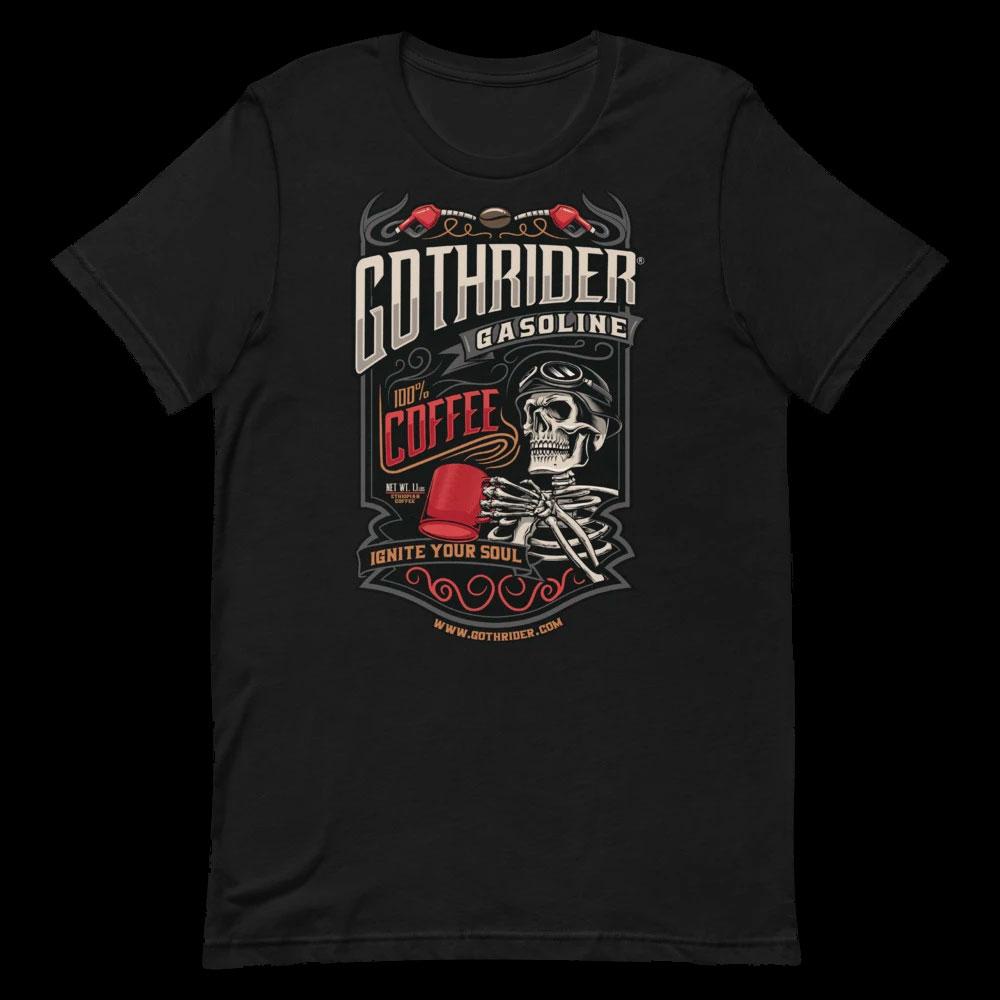 GothRider Gasoline Unisex T-Shirt - GothRider Brand