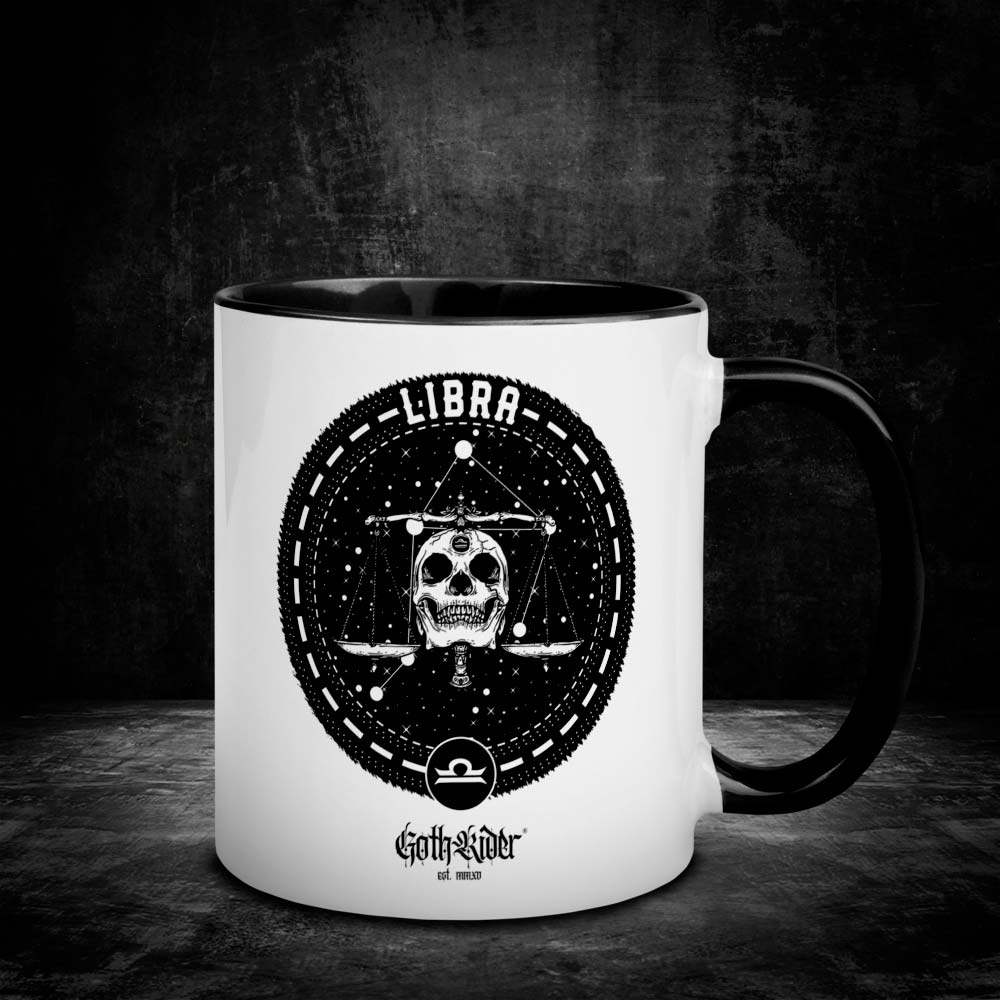 GothRider Libra Zodiac Mug - GothRider Brand