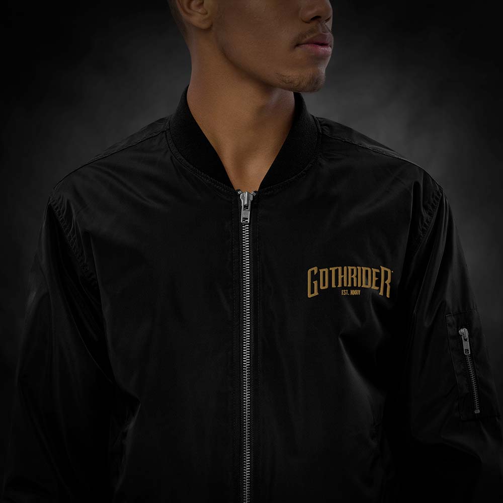 GothRider Premium Bomber Jacket - GothRider Brand