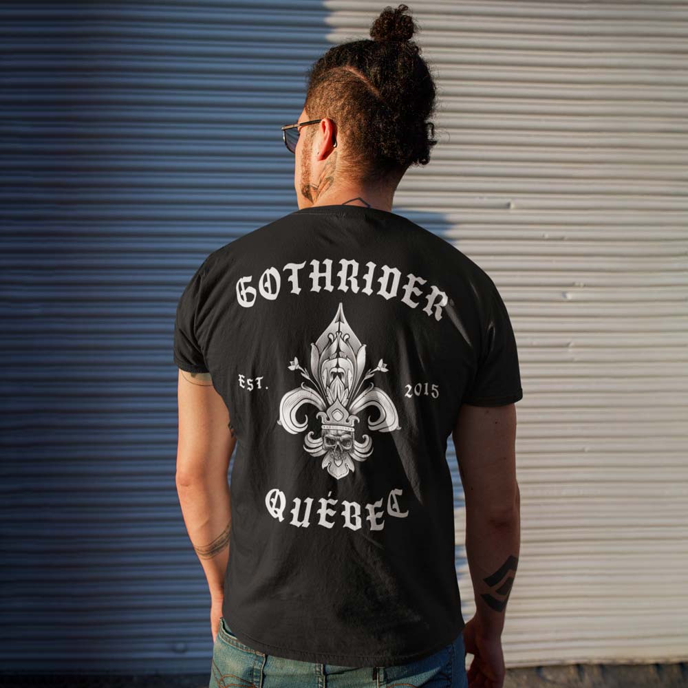 GothRider Quebec Unisex T-Shirt - GothRider Brand
