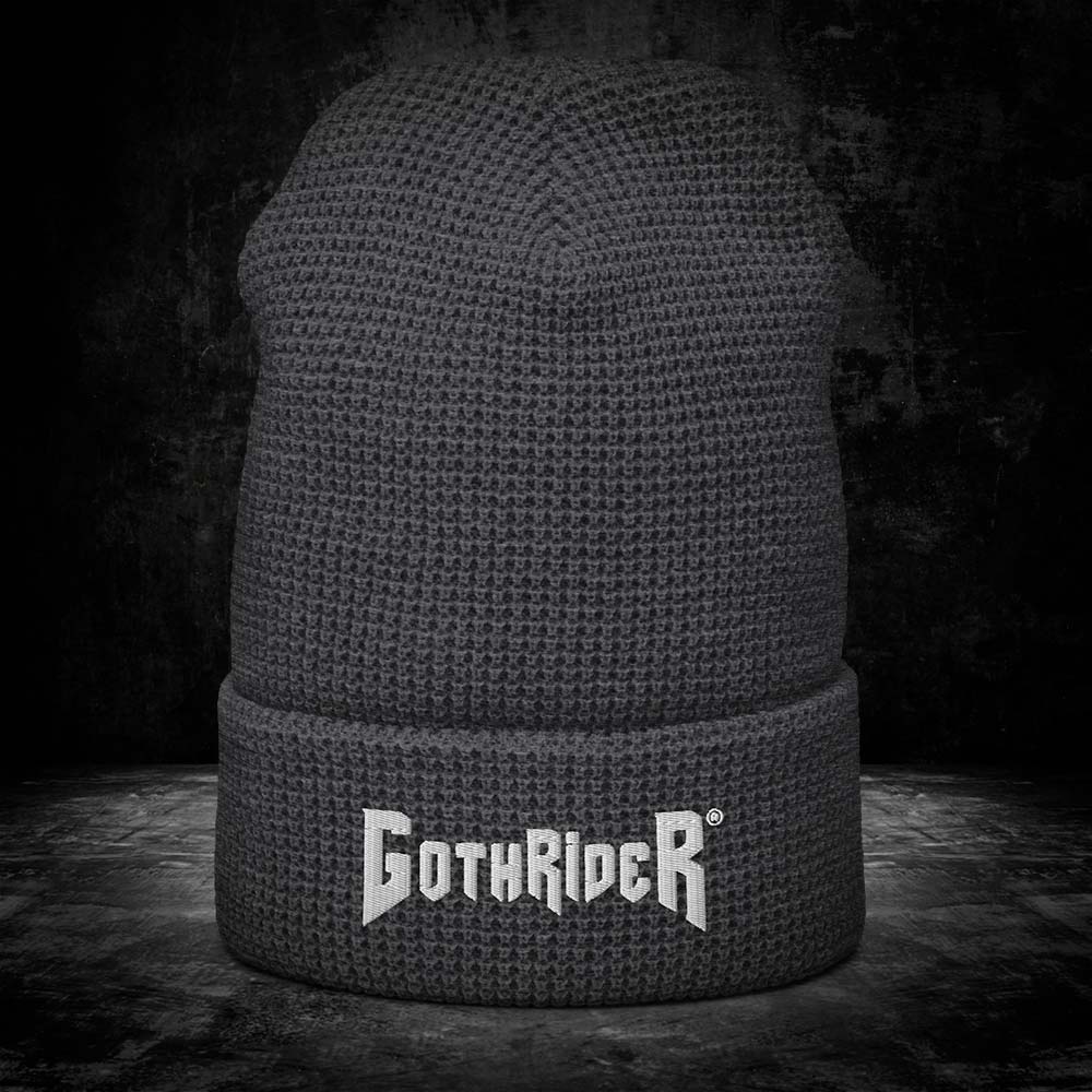 GothRider Waffle Beanie Limited Edition - GothRider Brand