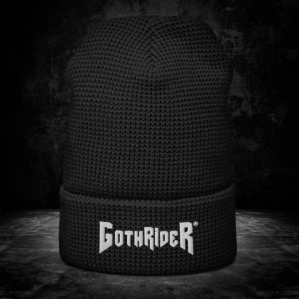 GothRider Waffle Beanie Limited Edition - GothRider Brand