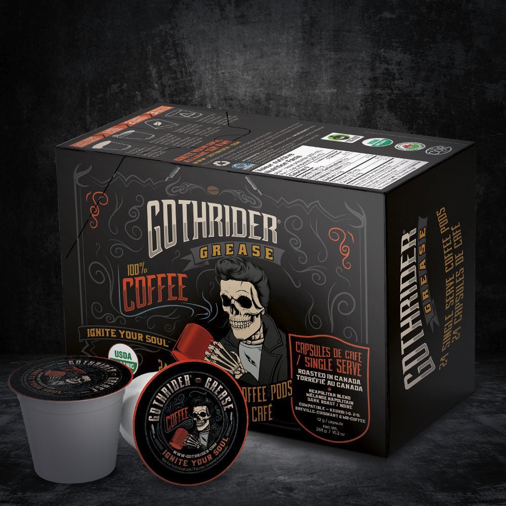 Grease Coffee Cups - GothRider Brand