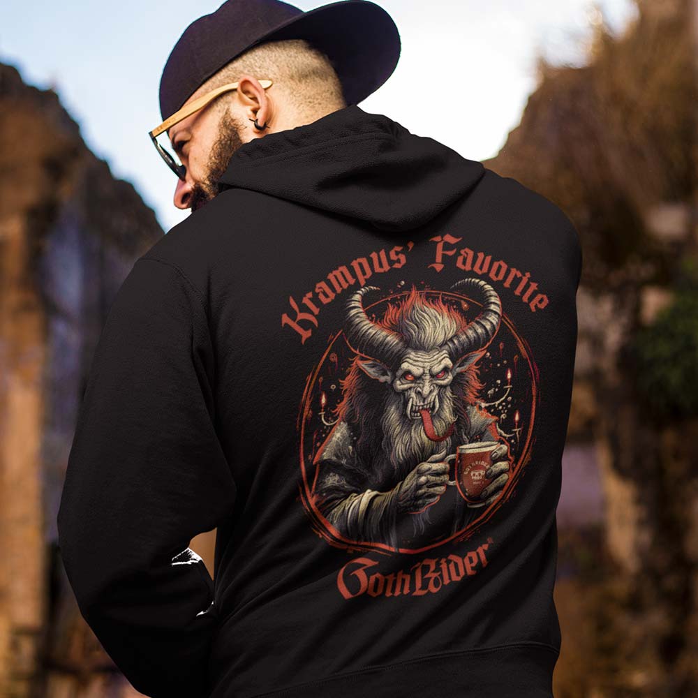 Krampus' Favorite Hoodie - GothRider Brand