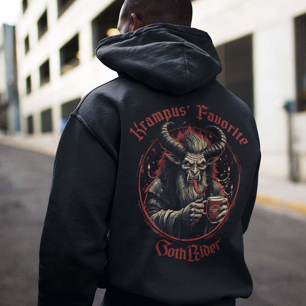 Krampus' Favorite Hoodie - GothRider Brand