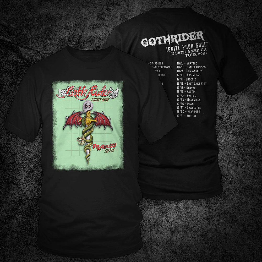 Metal Tribute 4-Pack T-Shirts - GothRider Brand