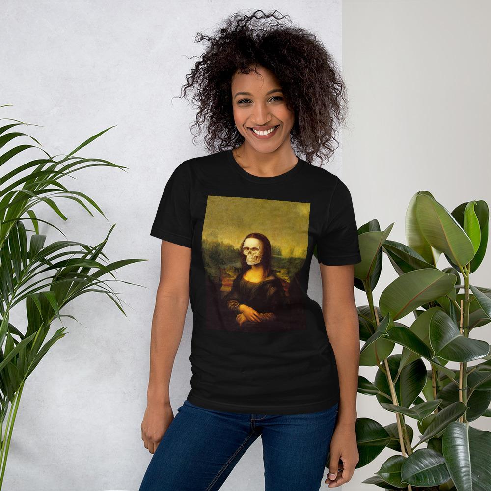 Mona Lisa Unisex T-Shirt - GothRider Brand