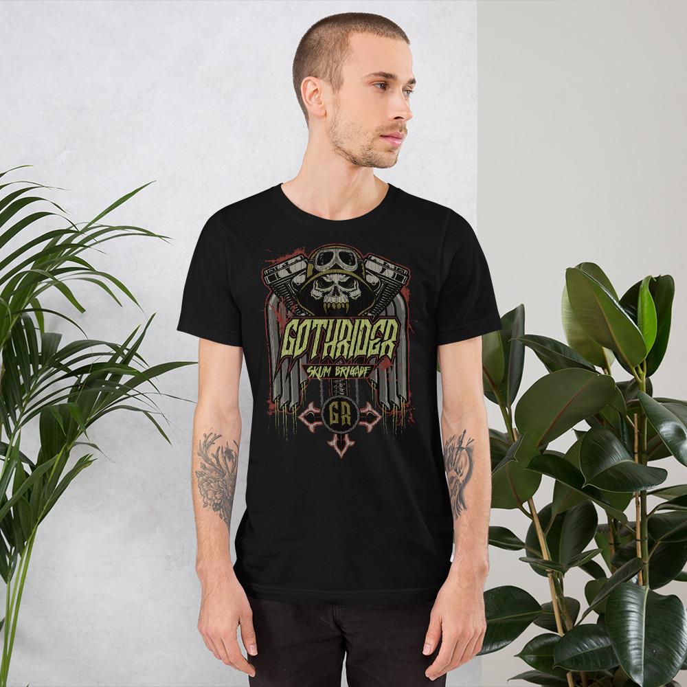 Skum Brigade Unisex T-Shirt - GothRider Brand