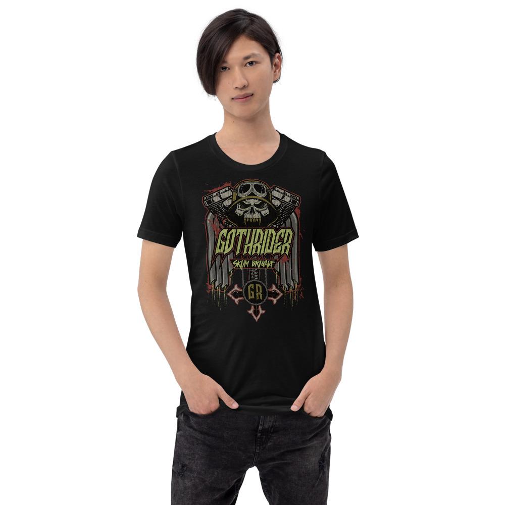 Skum Brigade Unisex T-Shirt - GothRider Brand