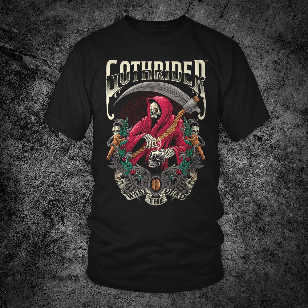 Wake The Dead Unisex T-Shirt - GothRider Brand