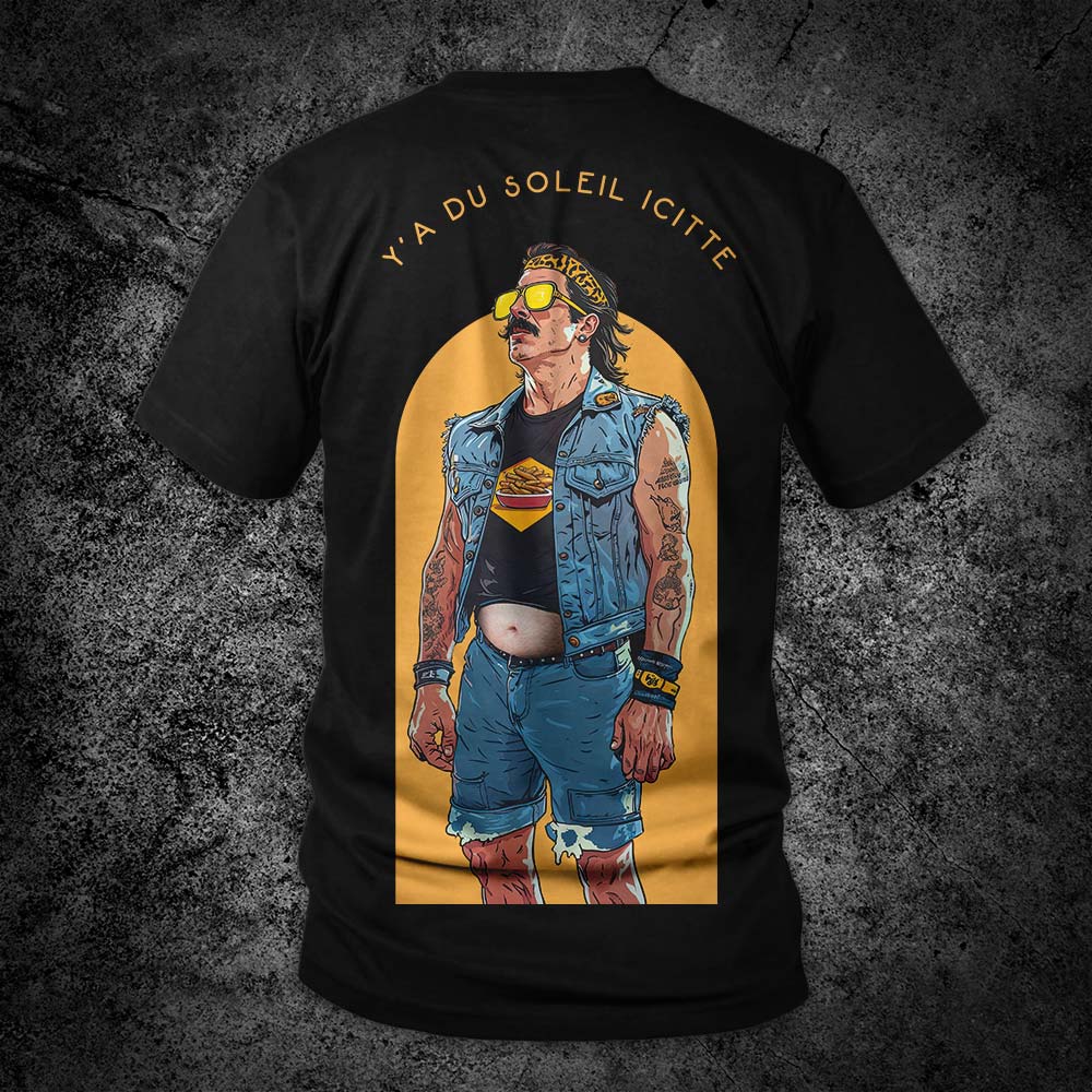 Y'A DU SOLEIL ICITTE Unisex T-Shirt - GothRider Brand