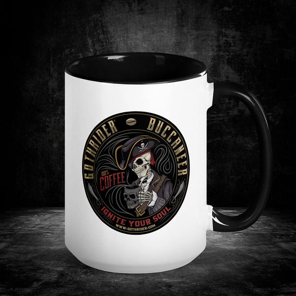 Buccaneer Coffee Mug - GothRider Brand