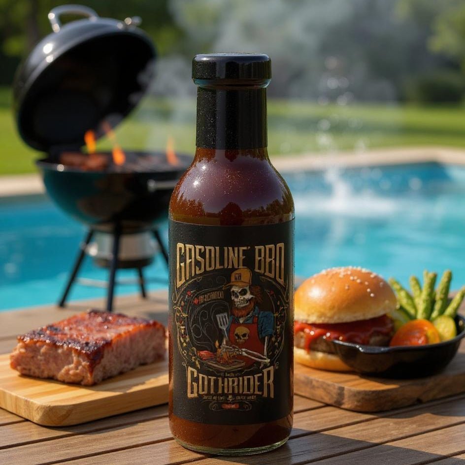 GothRider Gasoline Coffee BBQ Sauce - GothRider Brand