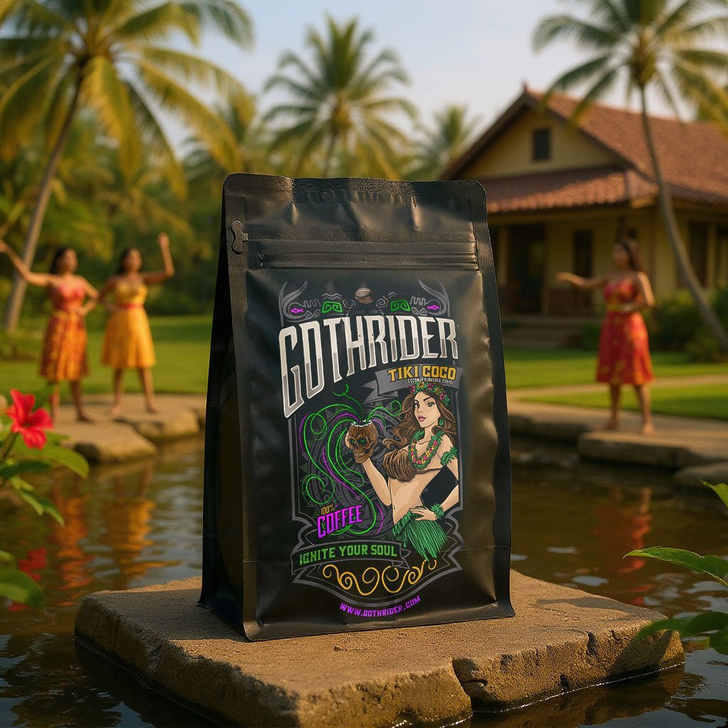 Tiki Coco Coffee - GothRider Brand