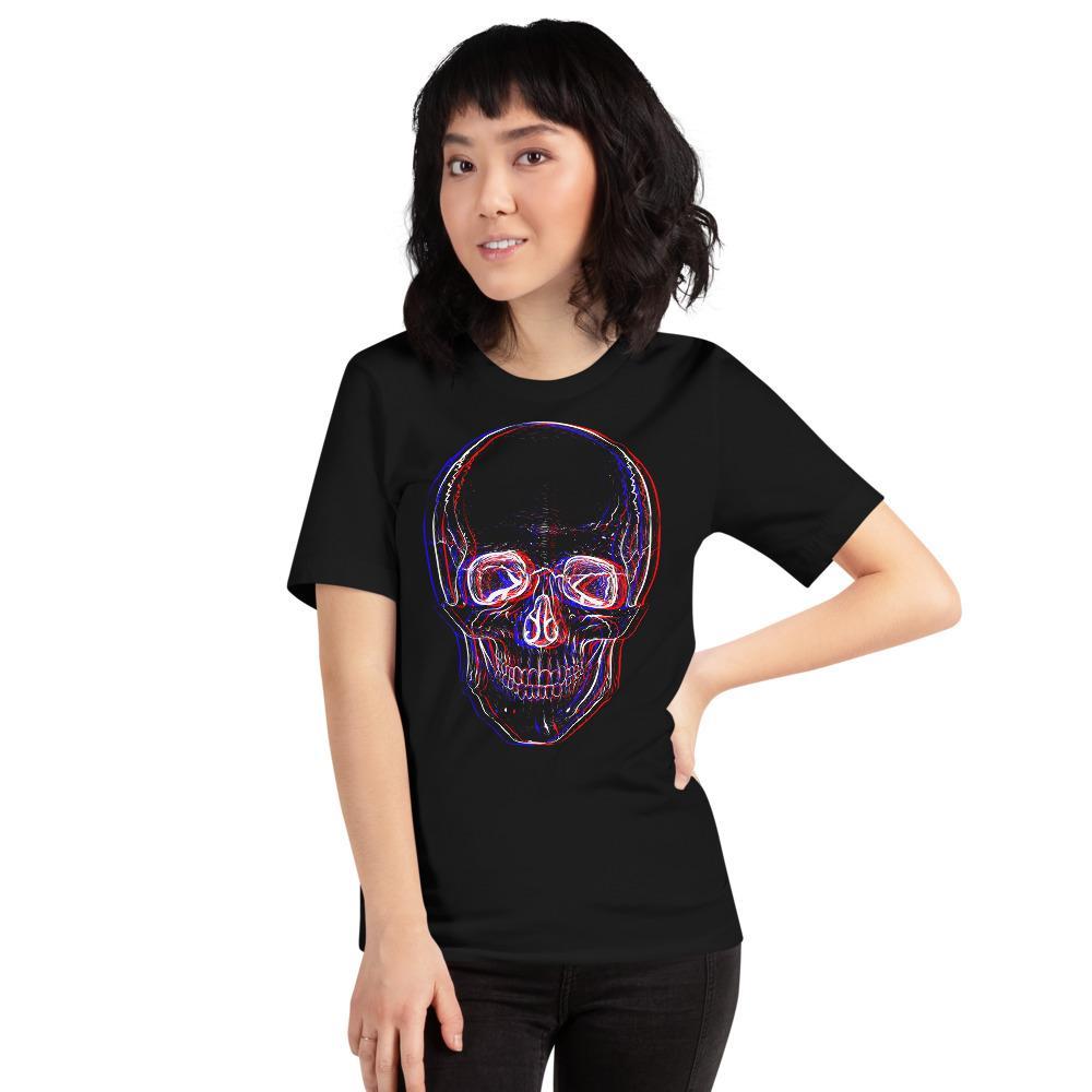 3D Skull Unisex T-Shirt - GothRider Brand