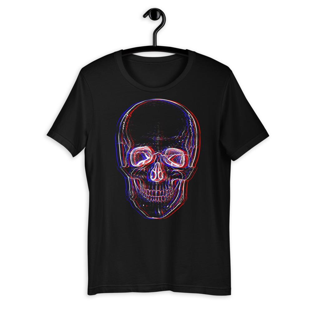 3D Skull Unisex T-Shirt - GothRider Brand