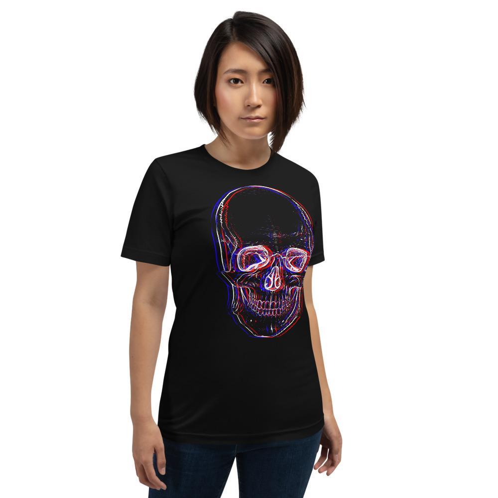 3D Skull Unisex T-Shirt - GothRider Brand