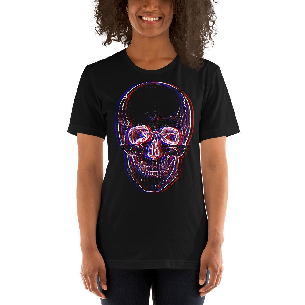 3D Skull Unisex T-Shirt - GothRider Brand