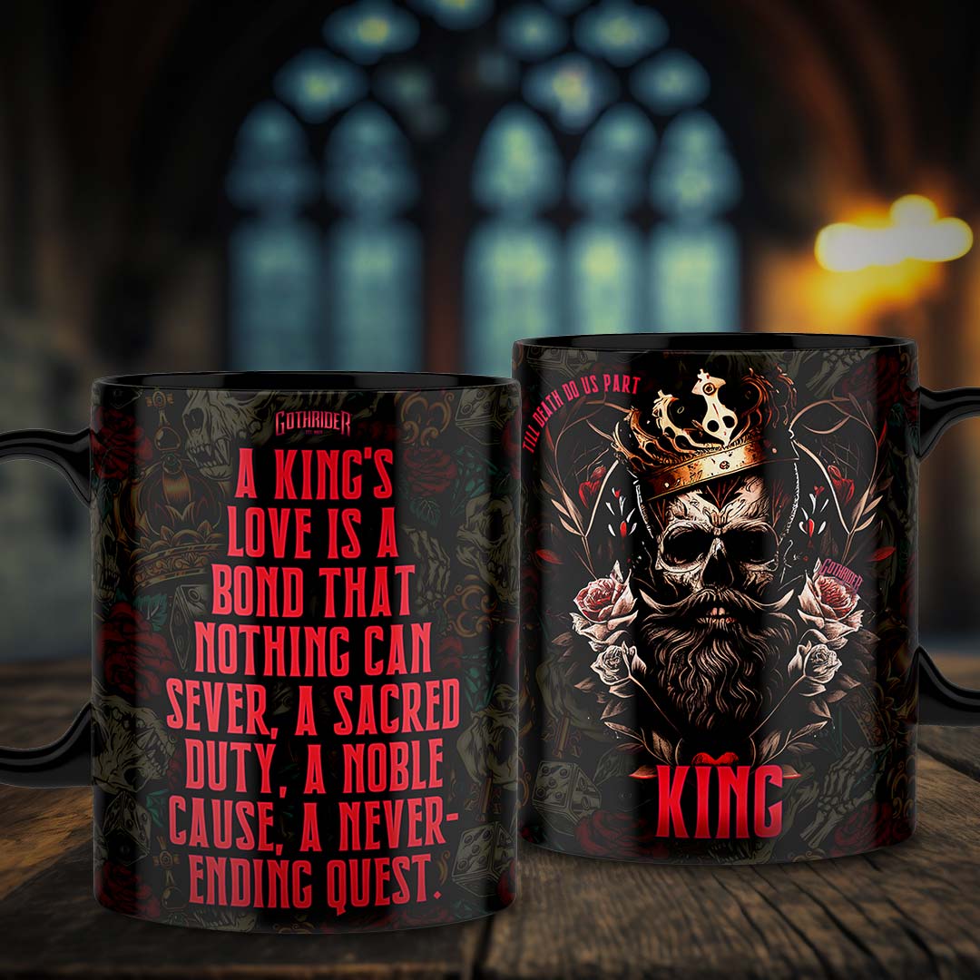 A King's Love Mug - GothRider Brand