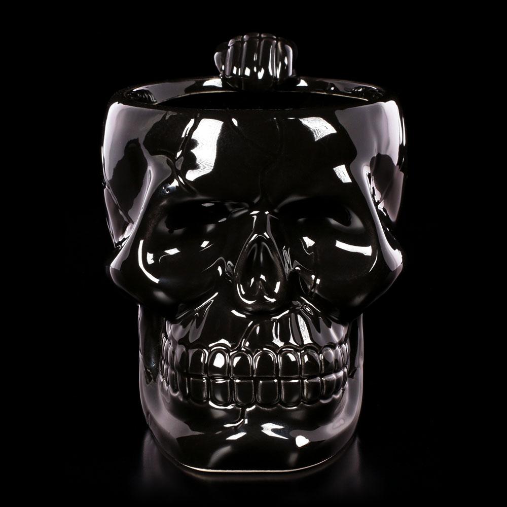 Black Skull Mug - GothRider Brand