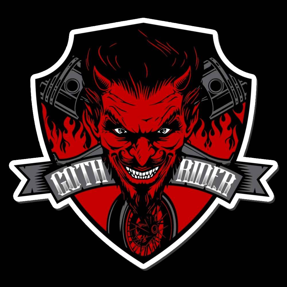 Devil Sticker - GothRider Brand