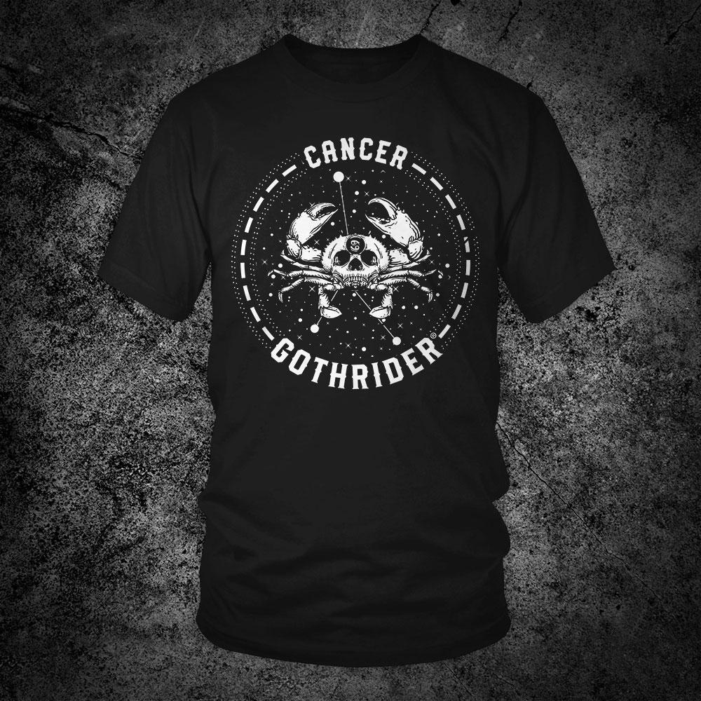 GothRider Cancer Zodiac Unisex T-Shirt - GothRider Brand