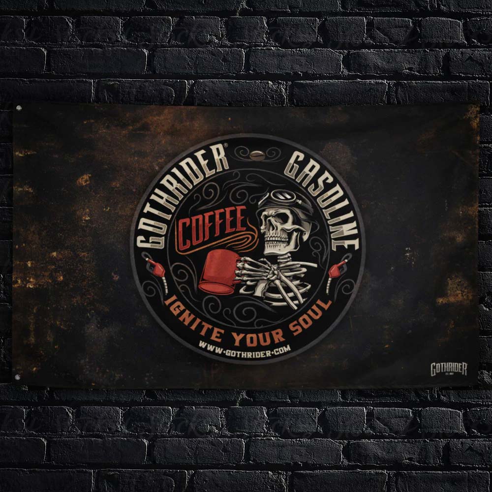 GothRider Gasoline Flag - GothRider Brand