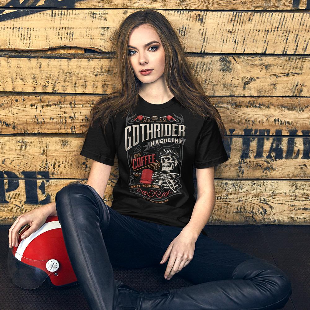 GothRider Gasoline Unisex T-Shirt - GothRider Brand