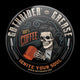 Gothrider Grease Coffee Round Charmper Sticker