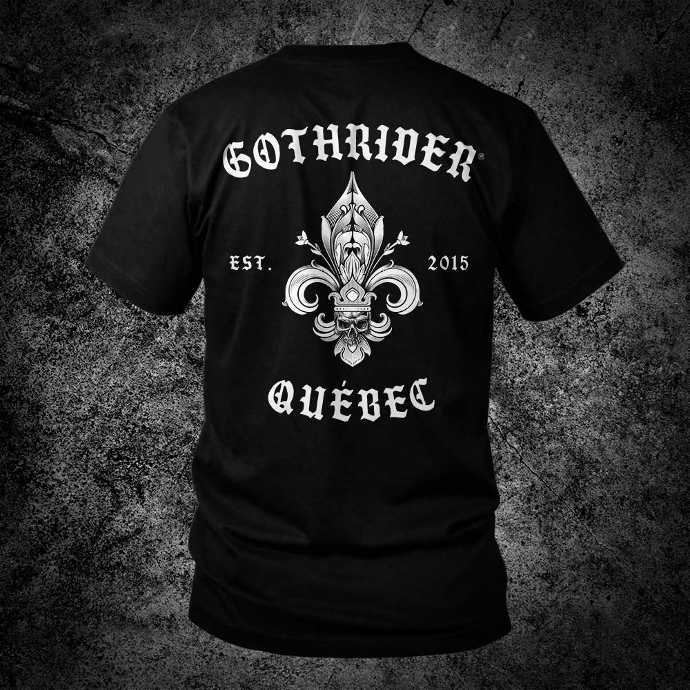 GothRider Quebec Unisex T-Shirt - GothRider Brand