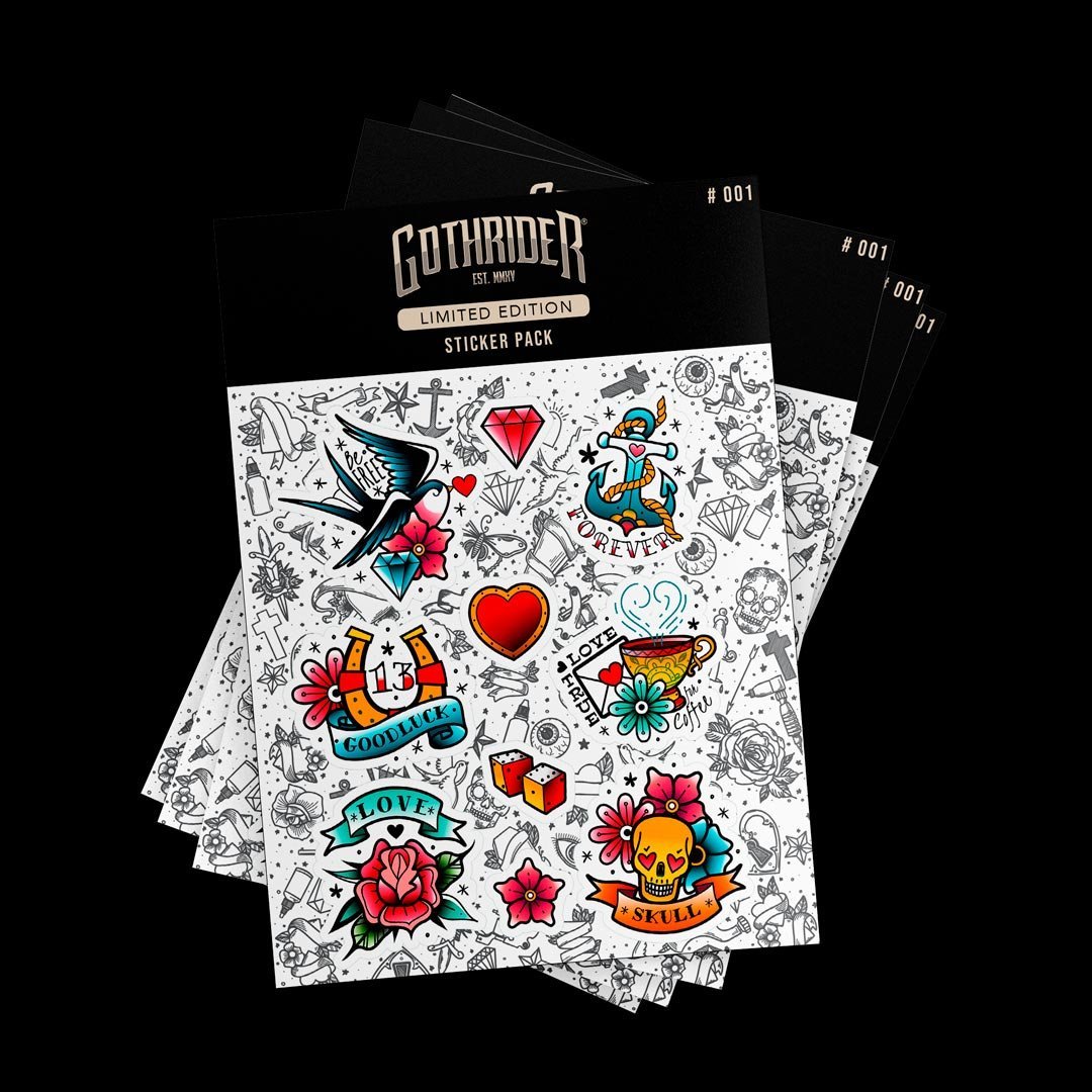 GothRider Sticker Pack #001 - GothRider Brand