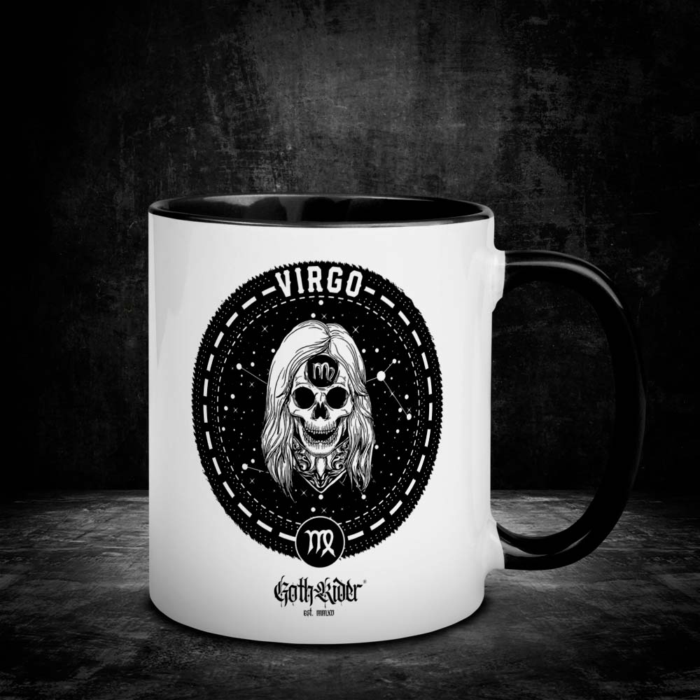 GothRider Virgo Zodiac Mug - GothRider Brand