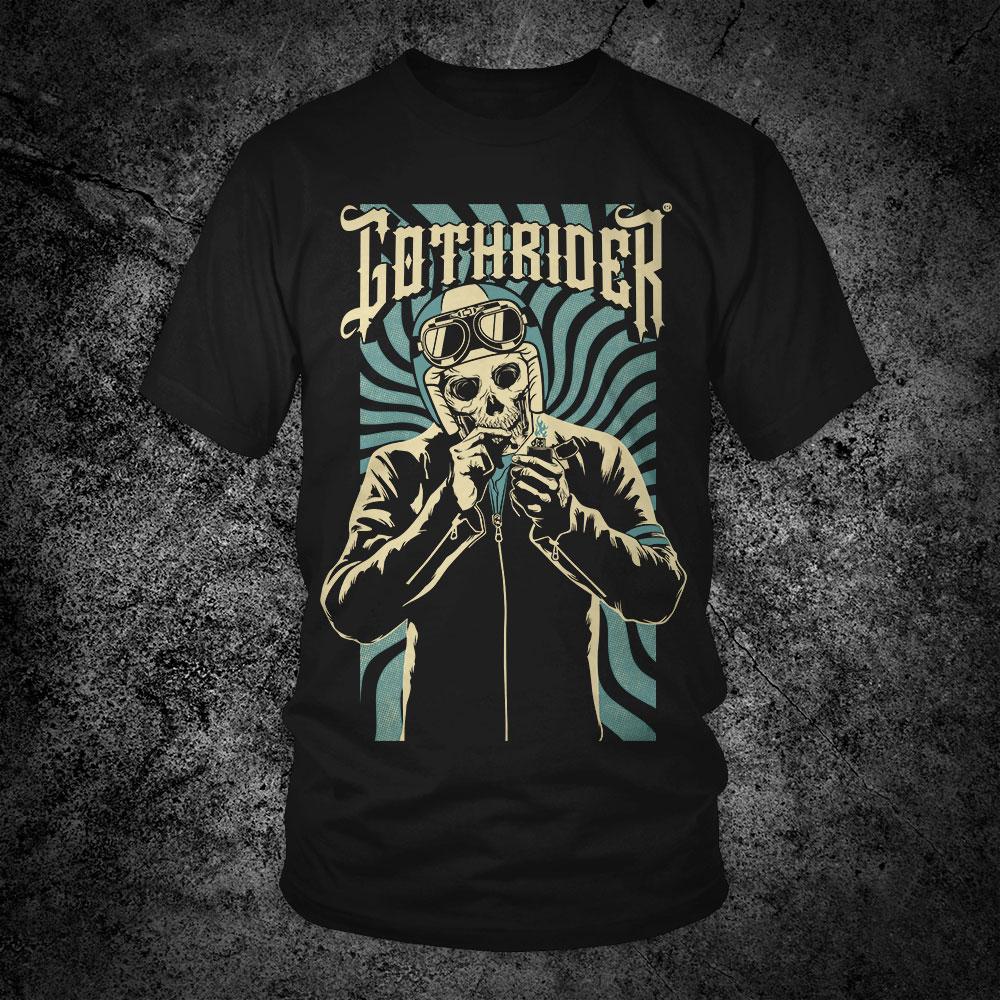 Psychedelic Rider Unisex T-Shirt - GothRider Brand